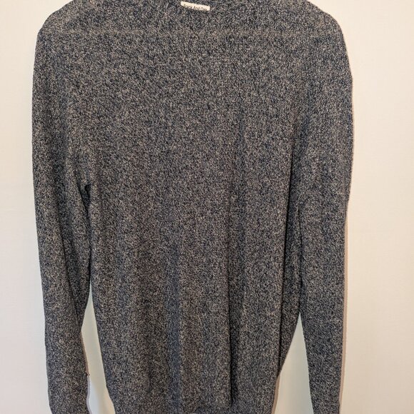 Men's Frank and Oak Blue Marled Knit Sweater - Picture 1 of 7
